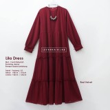 GAi-015 Lila Dress - Gamis Polos Ceruti Babydoll